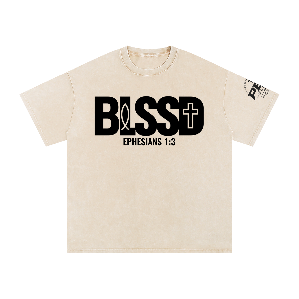 BLSSD Snow Washed Oversized Cotton T-Shirt