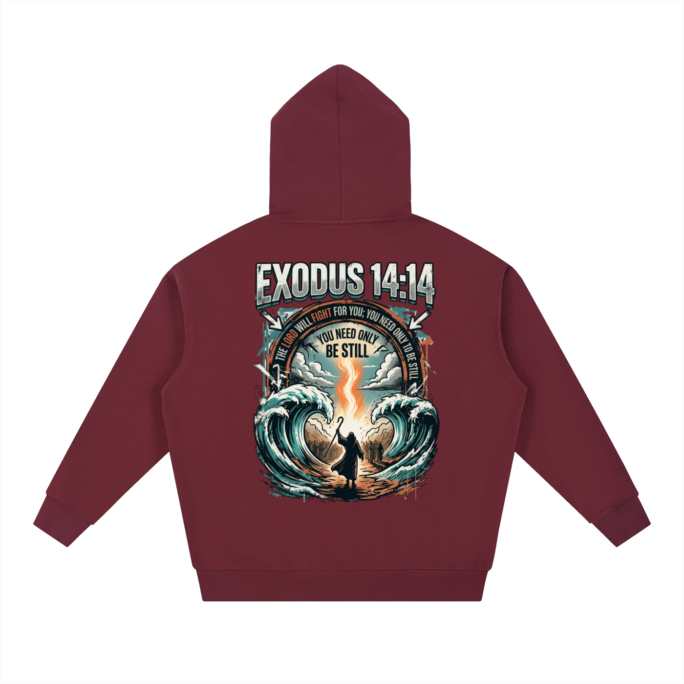 EXODUS 14:14 HOODIE