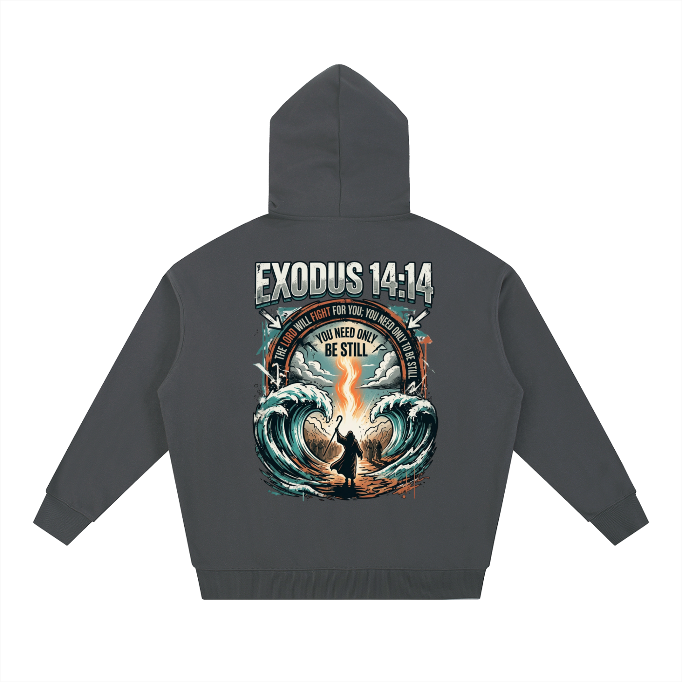 EXODUS 14:14 HOODIE