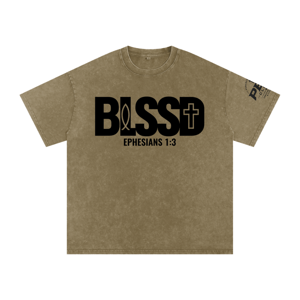 BLSSD Snow Washed Oversized Cotton T-Shirt