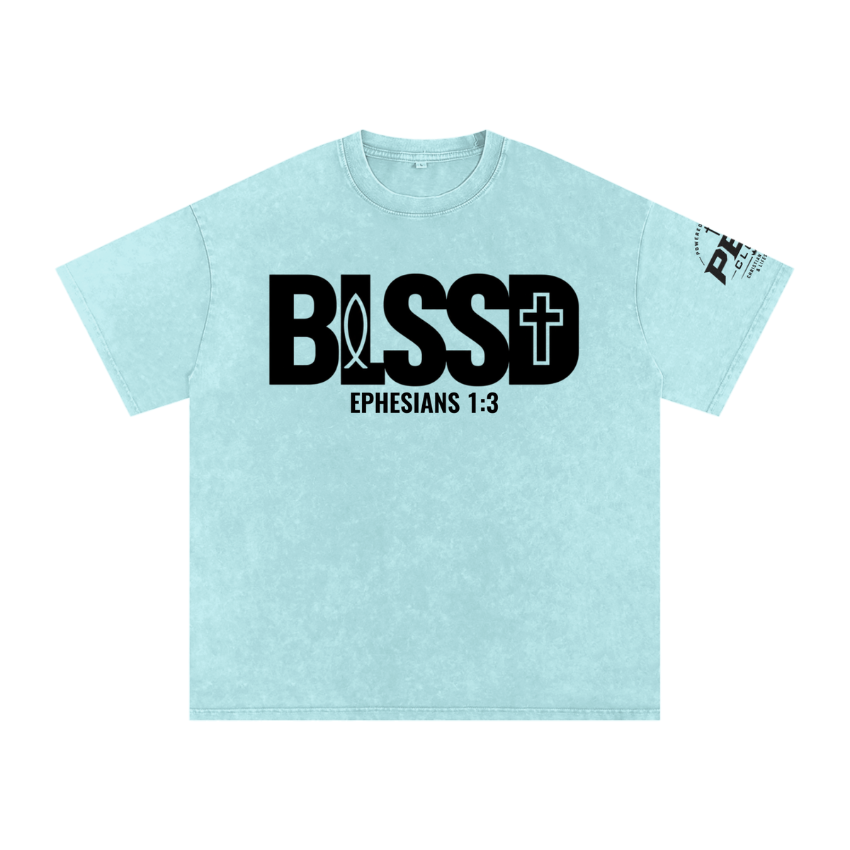 BLSSD Snow Washed Oversized Cotton T-Shirt