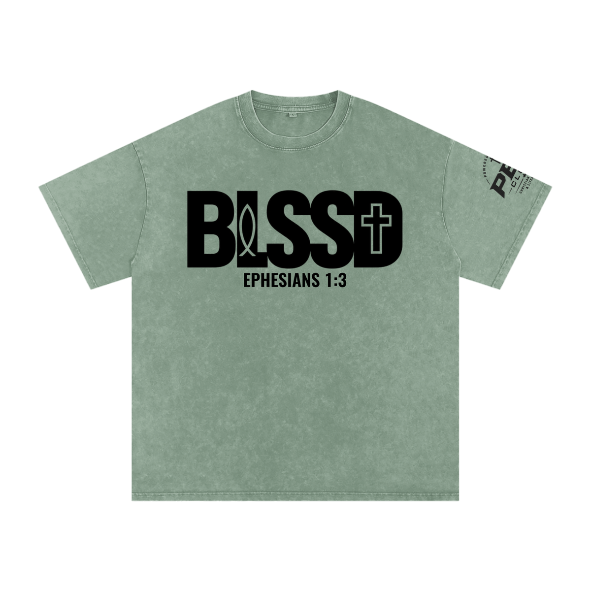 BLSSD Snow Washed Oversized Cotton T-Shirt