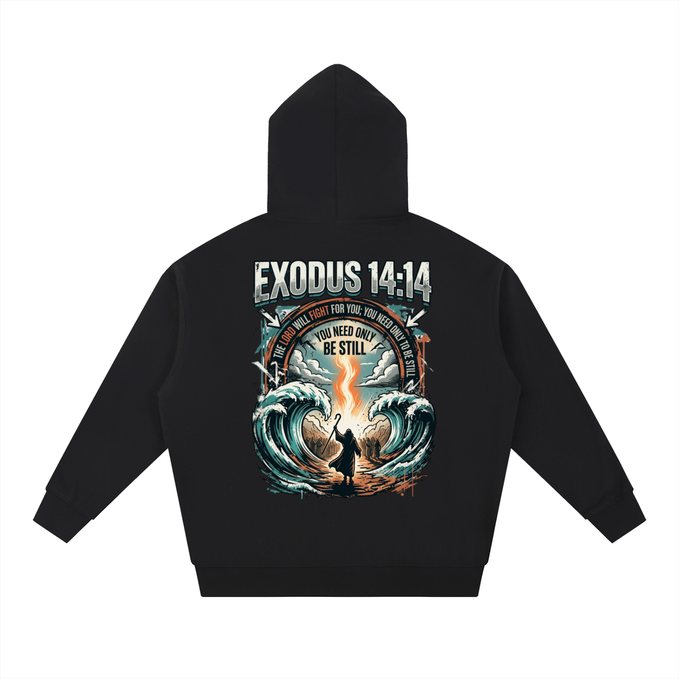EXODUS 14:14 HOODIE
