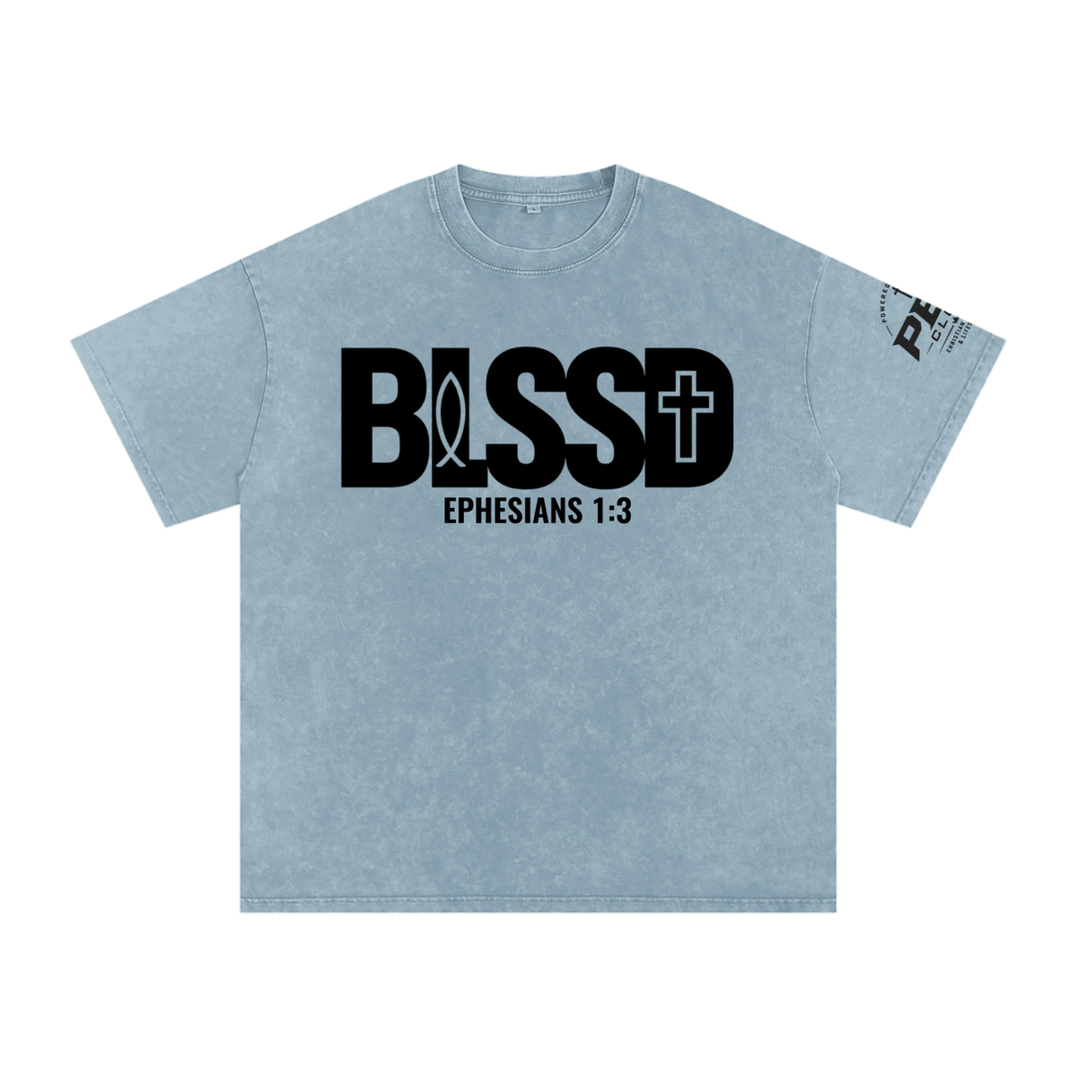 BLSSD Snow Washed Oversized Cotton T-Shirt
