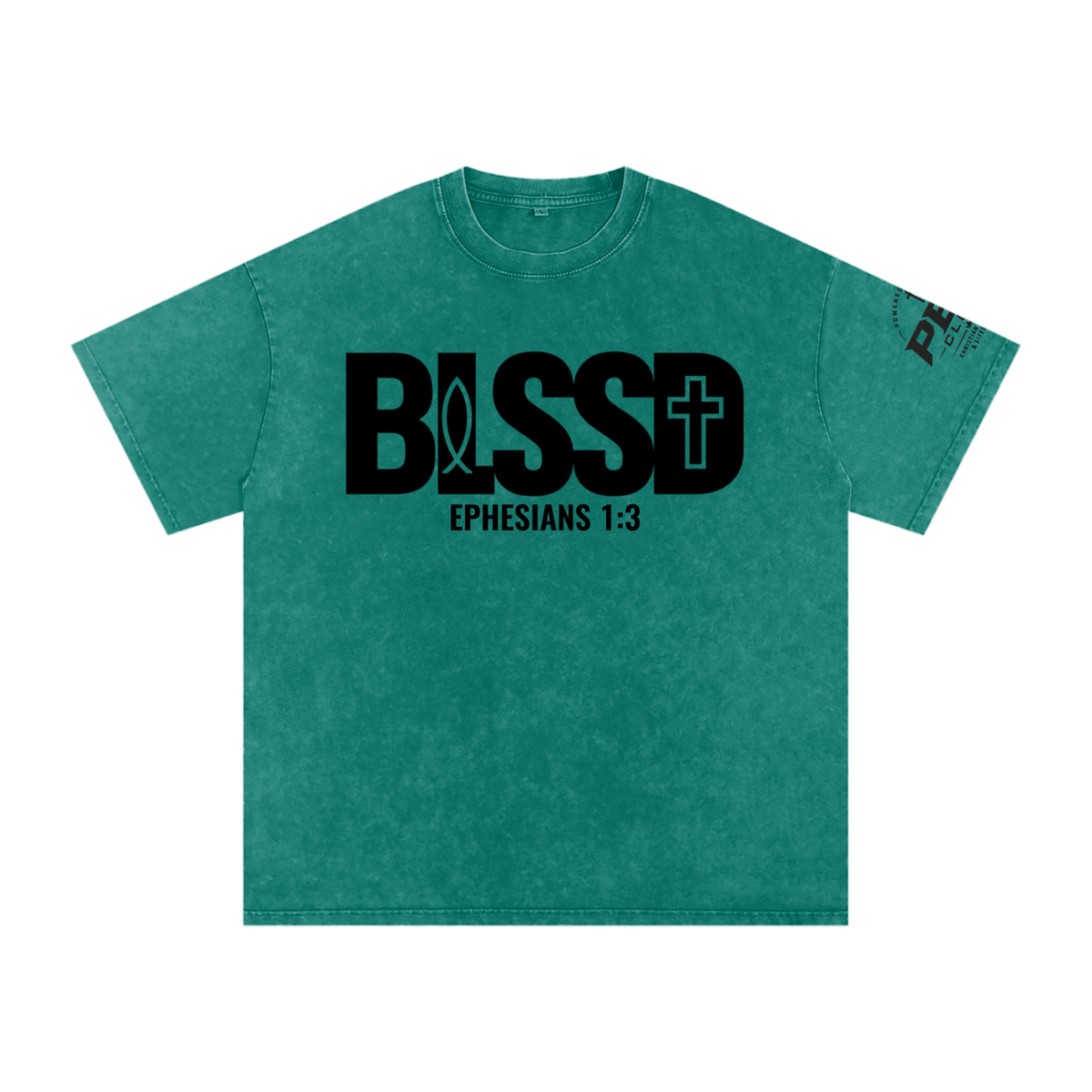 BLSSD Snow Washed Oversized Cotton T-Shirt