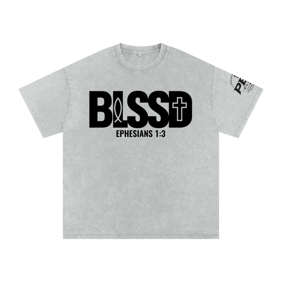BLSSD Snow Washed Oversized Cotton T-Shirt