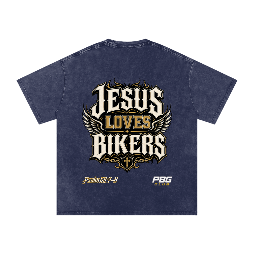 Vintage "Jesus Loves Bikers" T-Shirt