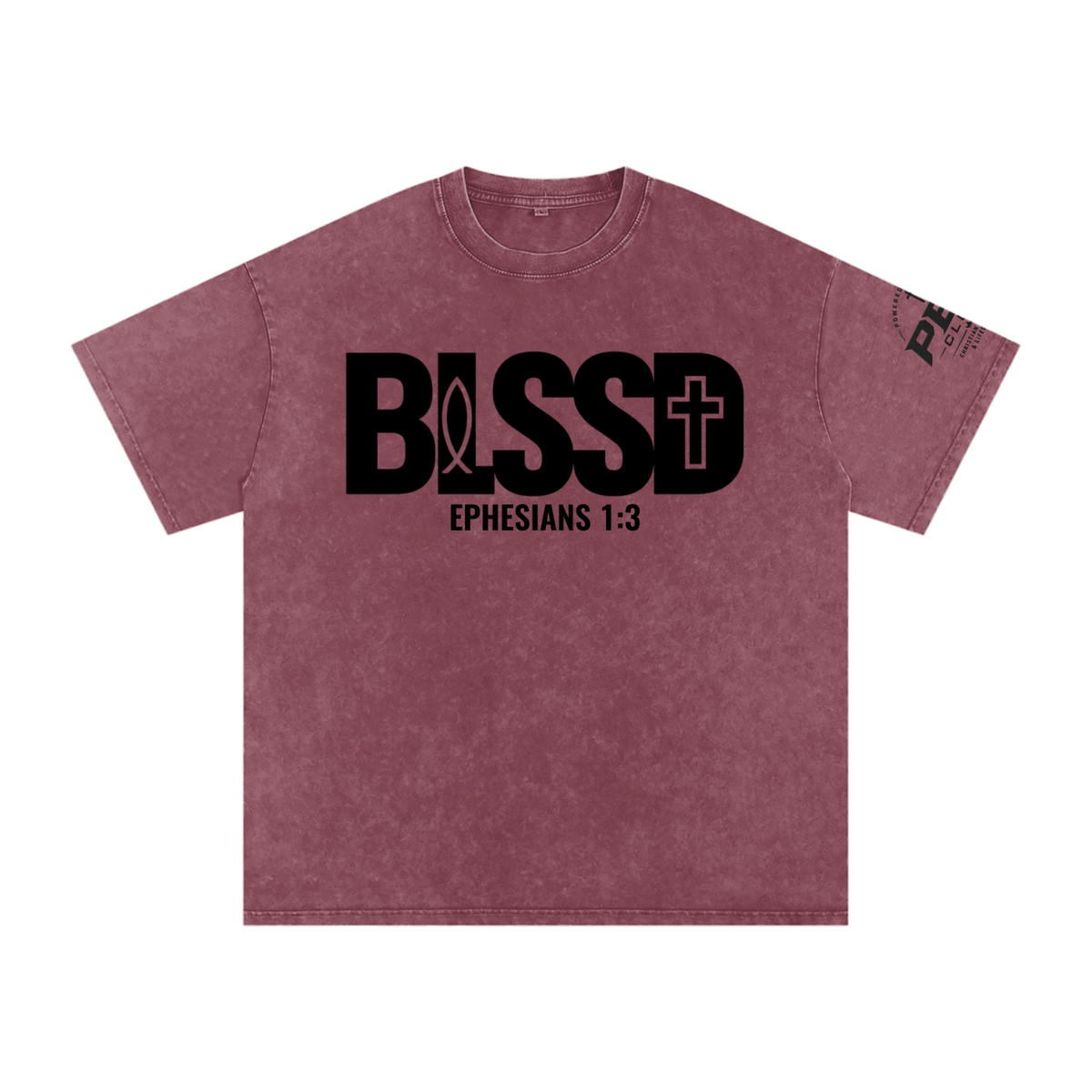 BLSSD Snow Washed Oversized Cotton T-Shirt