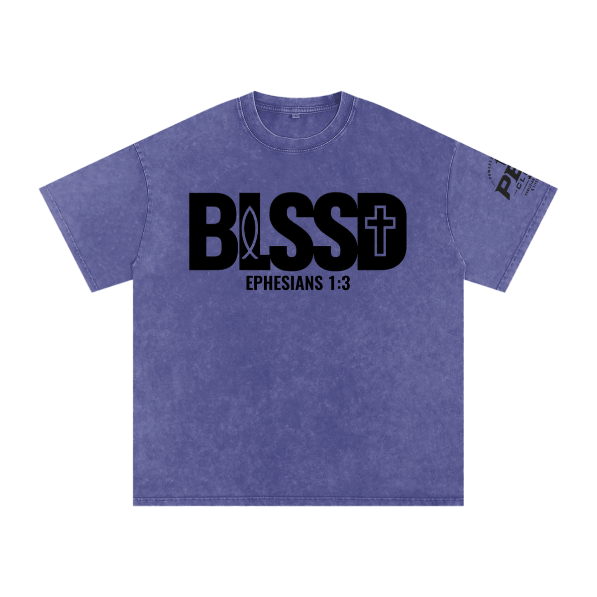 BLSSD Snow Washed Oversized Cotton T-Shirt