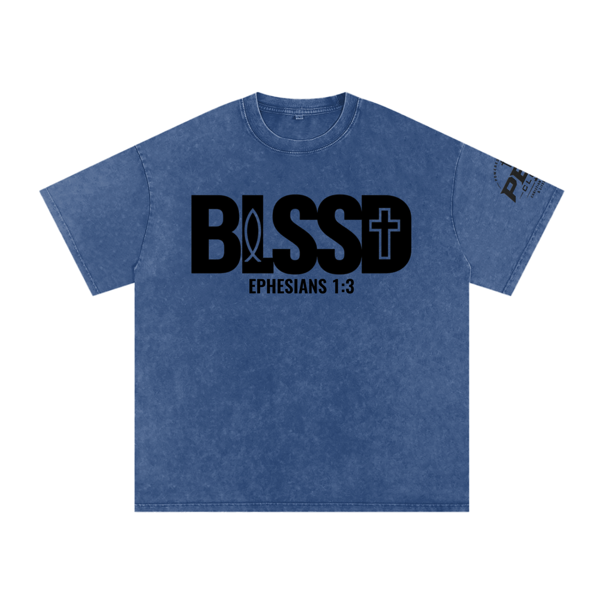 BLSSD Snow Washed Oversized Cotton T-Shirt
