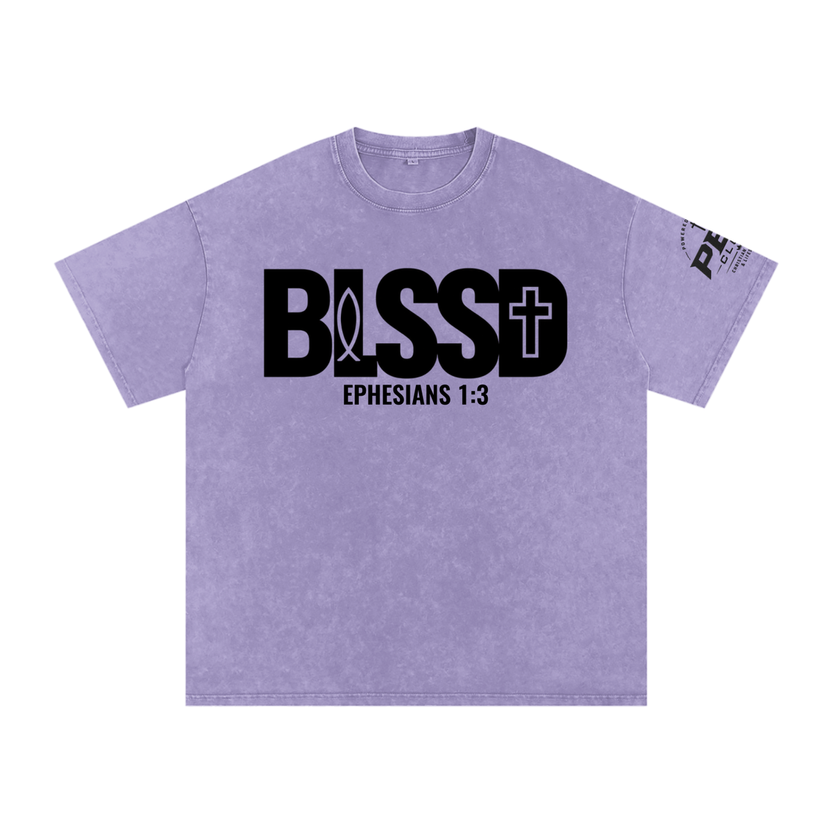 BLSSD Snow Washed Oversized Cotton T-Shirt
